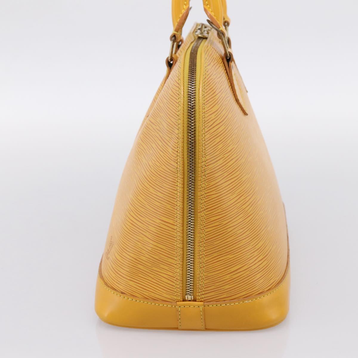 LOUIS VUITTON Epi Alma Hand Bag Yellow M52149 LV Auth 197280A