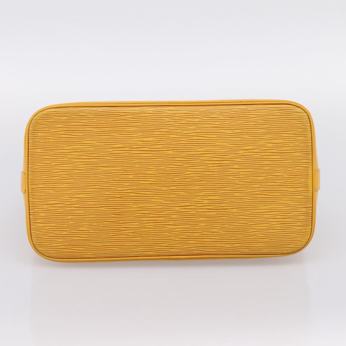 LOUIS VUITTON Epi Alma Hand Bag Yellow M52149 LV Auth 197280A