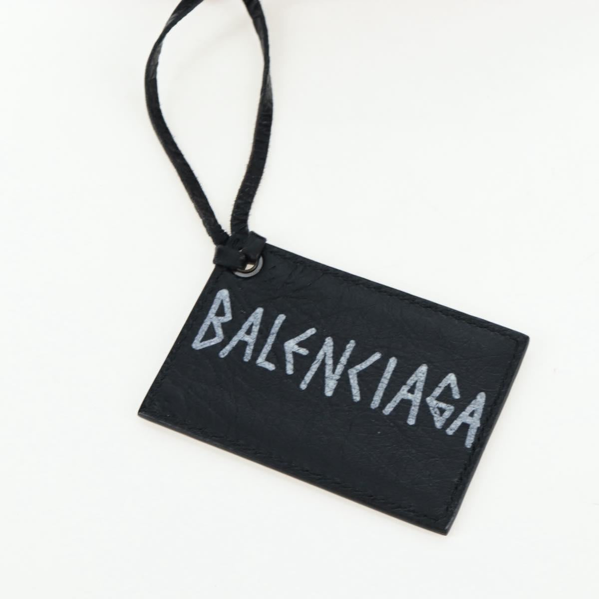 BALENCIAGA The Classic City Bag Leather 2way Black Silver 431621 Auth 197283SAM