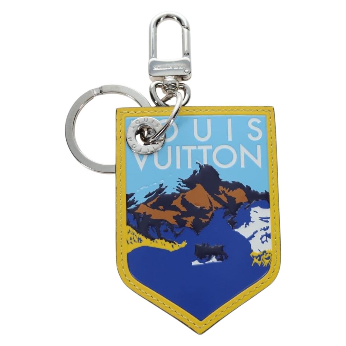 LOUIS VUITTON Damier Grafitte Porte Cles LV Alps Bag Charm M63840 Auth 197290M