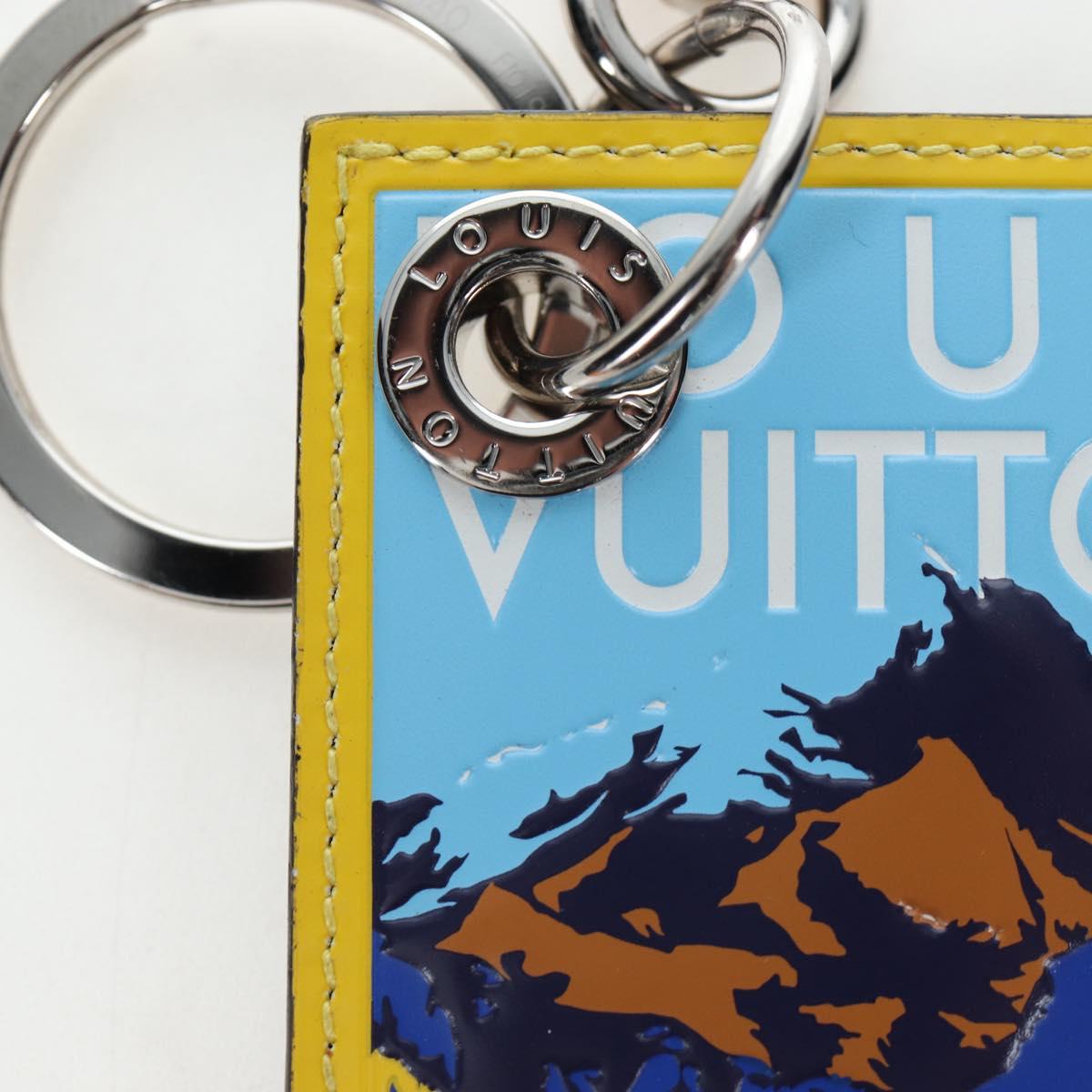 LOUIS VUITTON Damier Grafitte Porte Cles LV Alps Bag Charm M63840 Auth 197290M