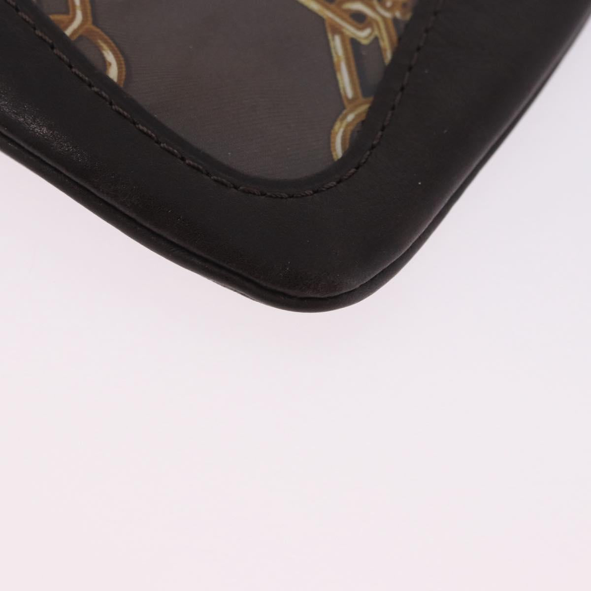 LOUIS VUITTON Monogram Charm Pochette Cles Coin Purse White M95165 Auth 197291A