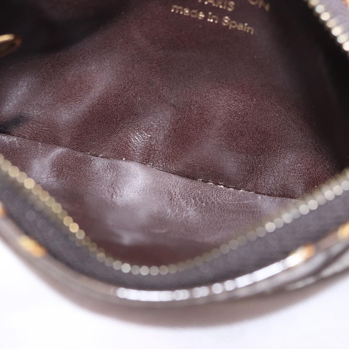 LOUIS VUITTON Monogram Charm Pochette Cles Coin Purse White M95165 Auth 197291A