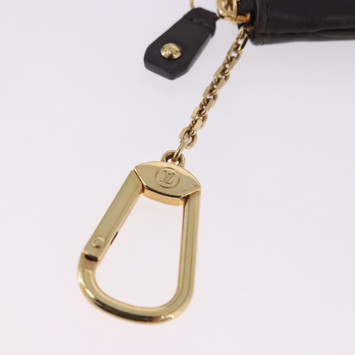 LOUIS VUITTON Monogram Charm Pochette Cles Coin Purse White M95165 Auth 197291A