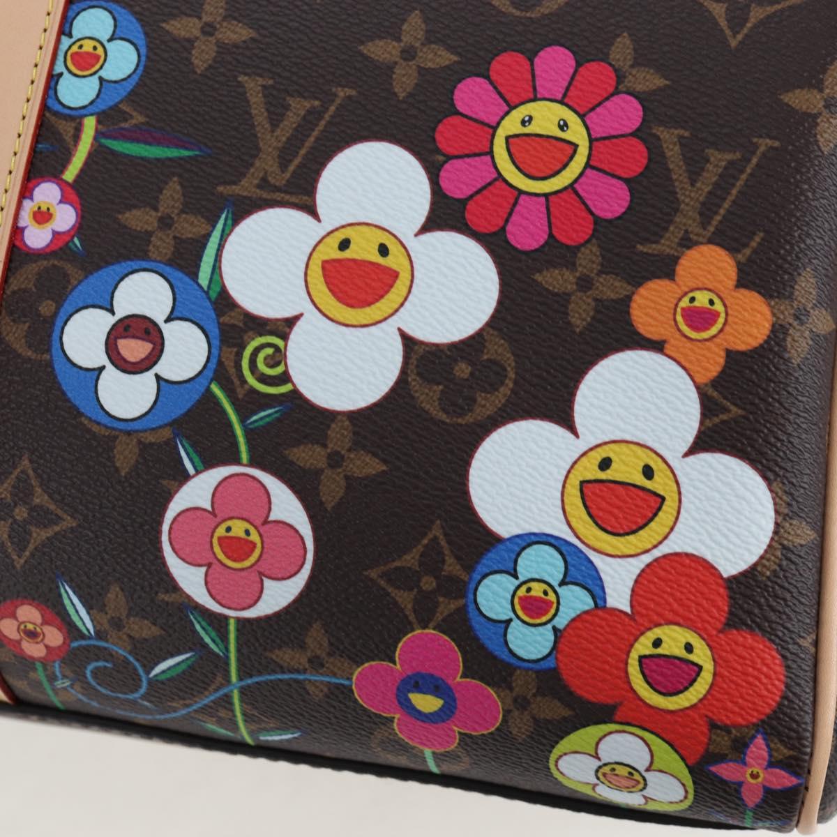LOUIS VUITTON Takashi Murakami Keepall Bandouliere 45 Bag M14182 Auth 197301SM