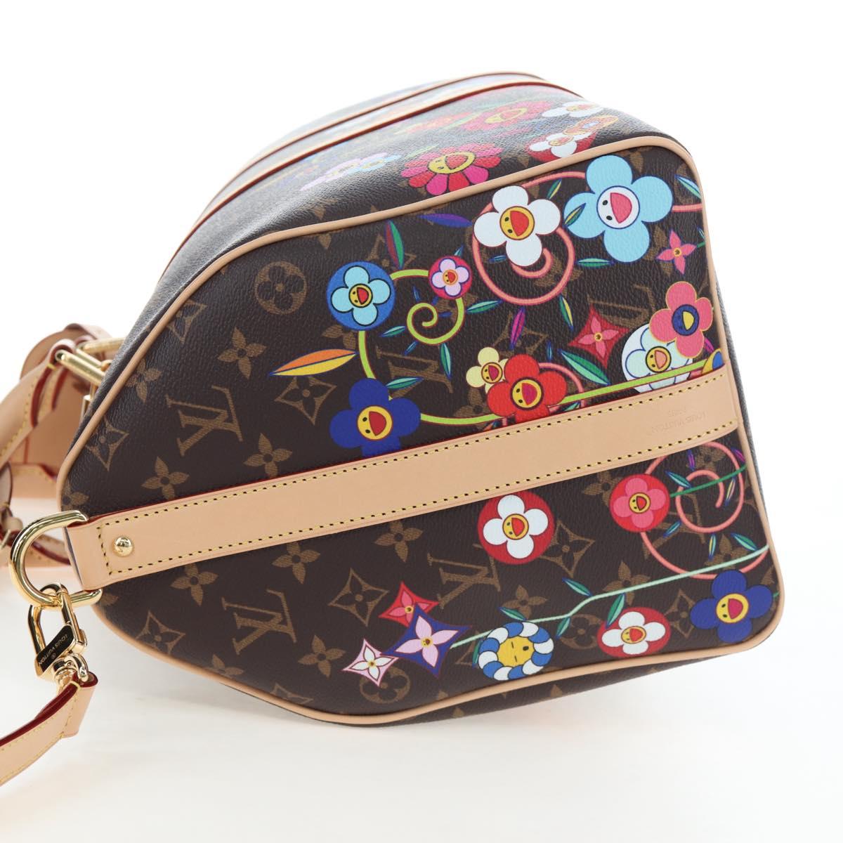 LOUIS VUITTON Takashi Murakami Keepall Bandouliere 45 Bag M14182 Auth 197301SM