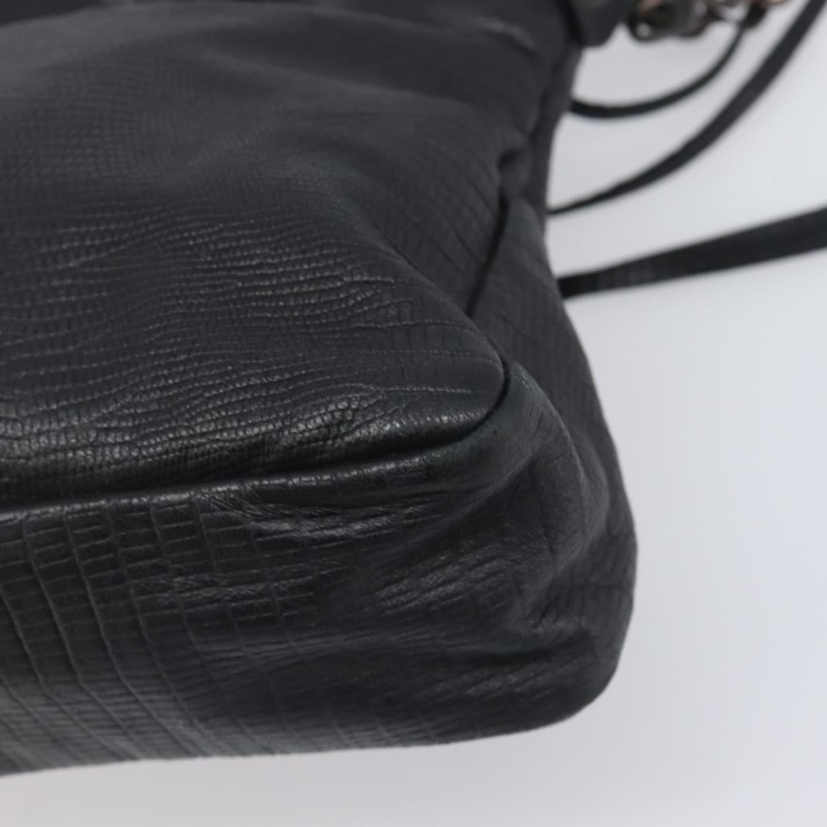 BALENCIAGA The First Hand Bag Leather 2way Black 103208 Auth 197324M