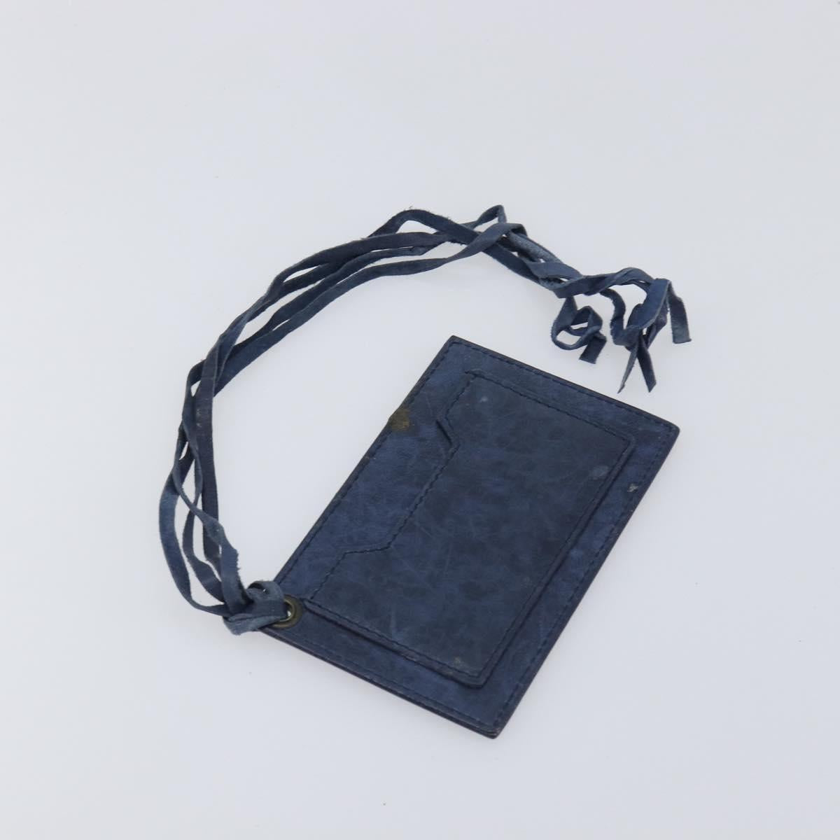 BALENCIAGA The First Hand Bag Leather 2way Blue 103208 Auth 197341V