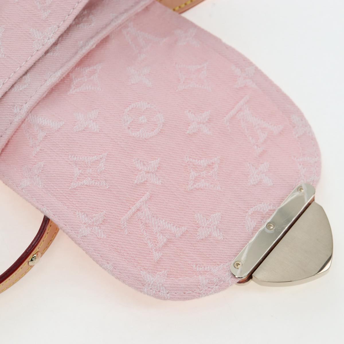 LOUIS VUITTON Monogram Denim Venice Backpack Pink M13031 LV Auth 197345SM