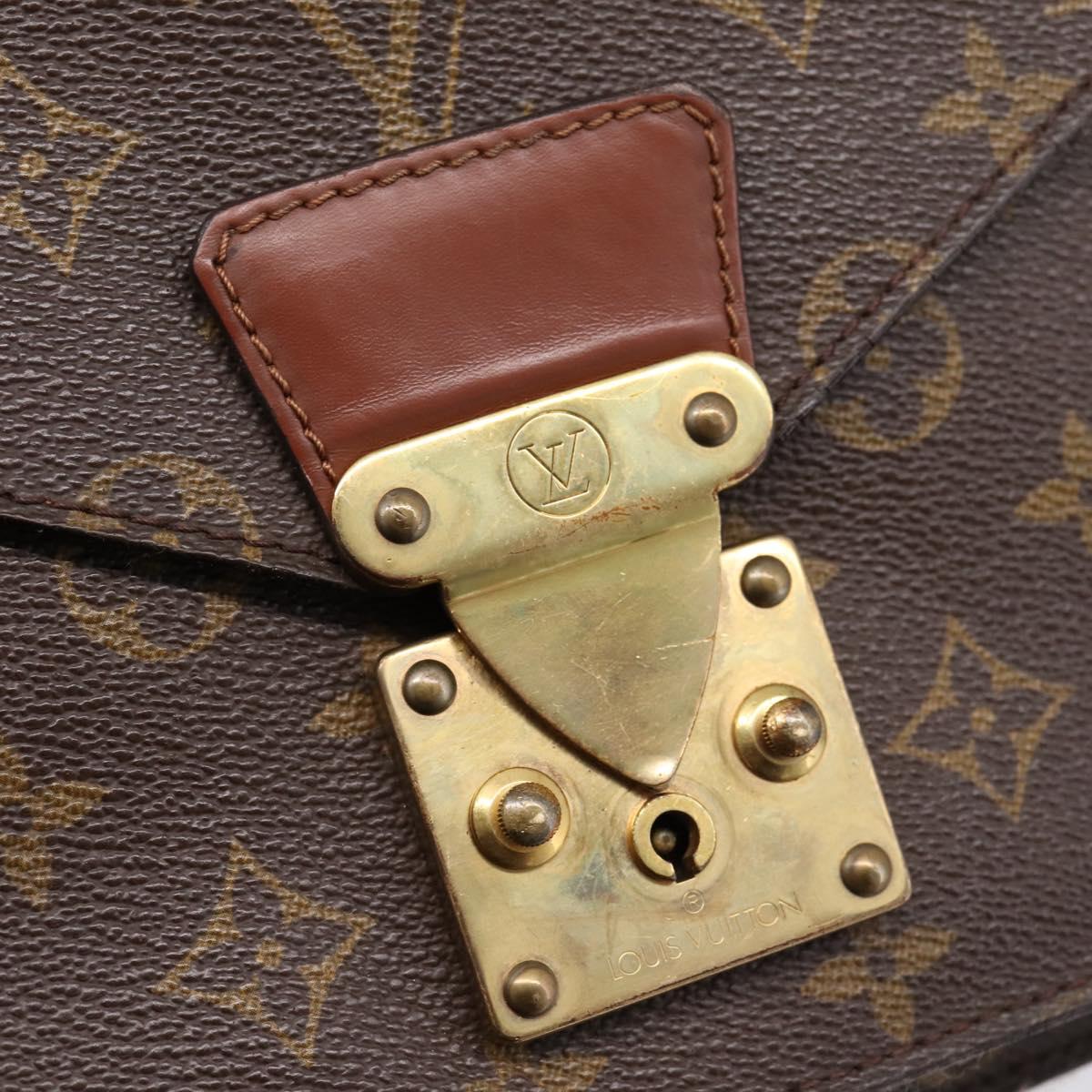 LOUIS VUITTON Monogram Monceau 28 Hand Bag M51185 LV Auth 197441