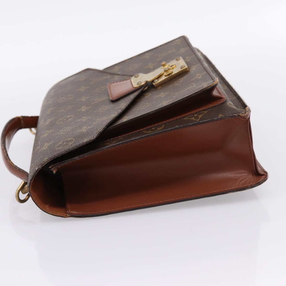 LOUIS VUITTON Monogram Monceau 28 Hand Bag M51185 LV Auth 197441