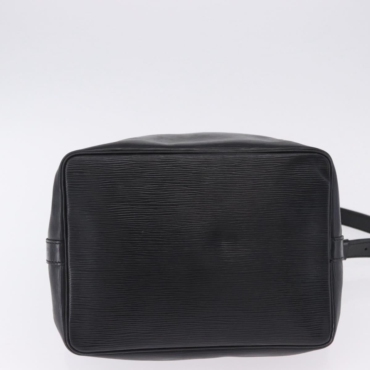 LOUIS VUITTON Epi Petit Noe Shoulder Bag Black M44102 LV Auth 197443