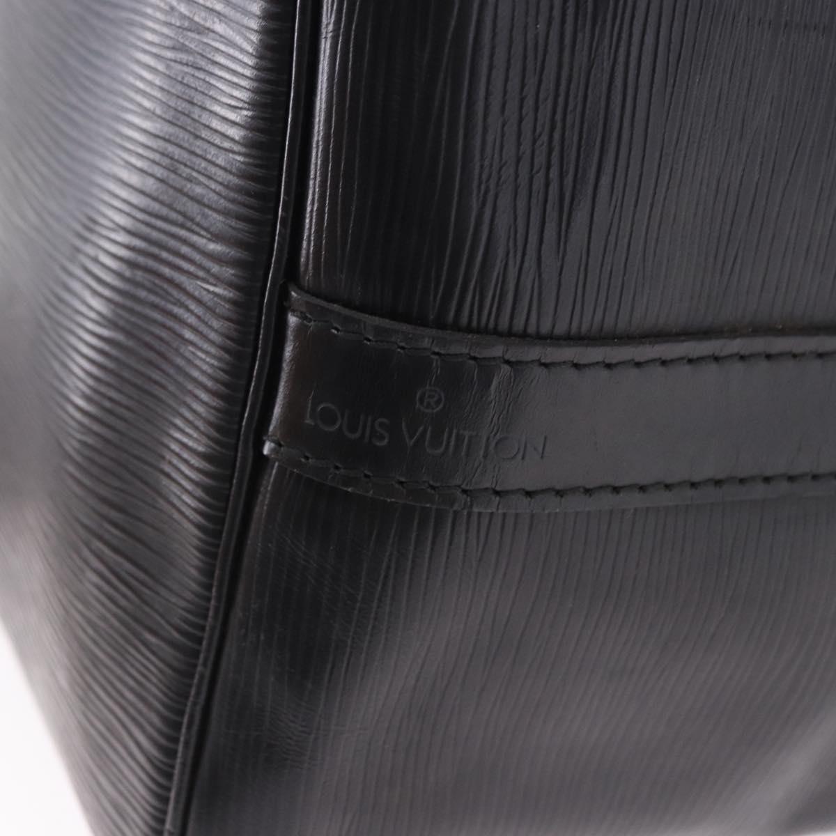 LOUIS VUITTON Epi Petit Noe Shoulder Bag Black M44102 LV Auth 197443