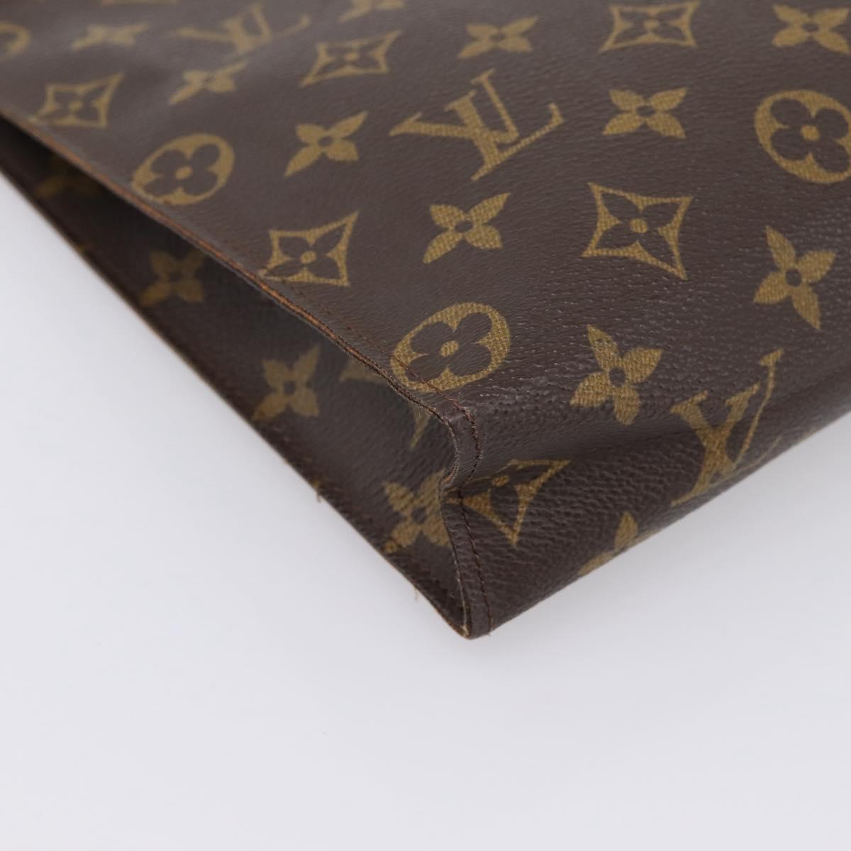 LOUIS VUITTON Monogram Poche Toilette 26 Pouch M47542 LV Auth 197449