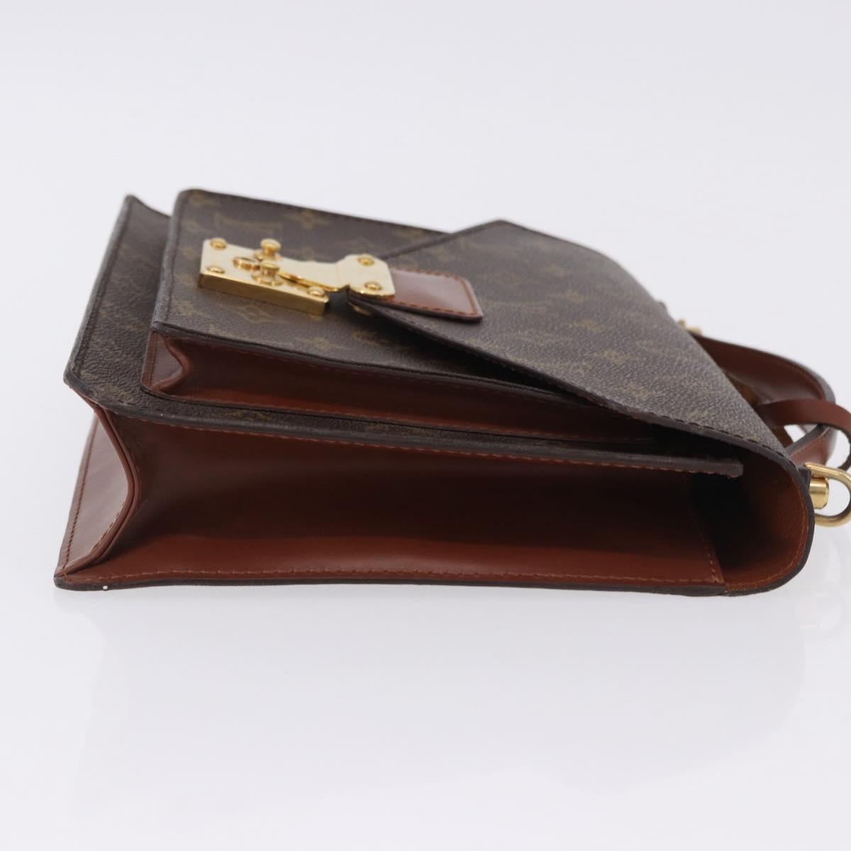 LOUIS VUITTON Monogram Monceau26 Hand Bag 2way M51187 LV Auth 197452A