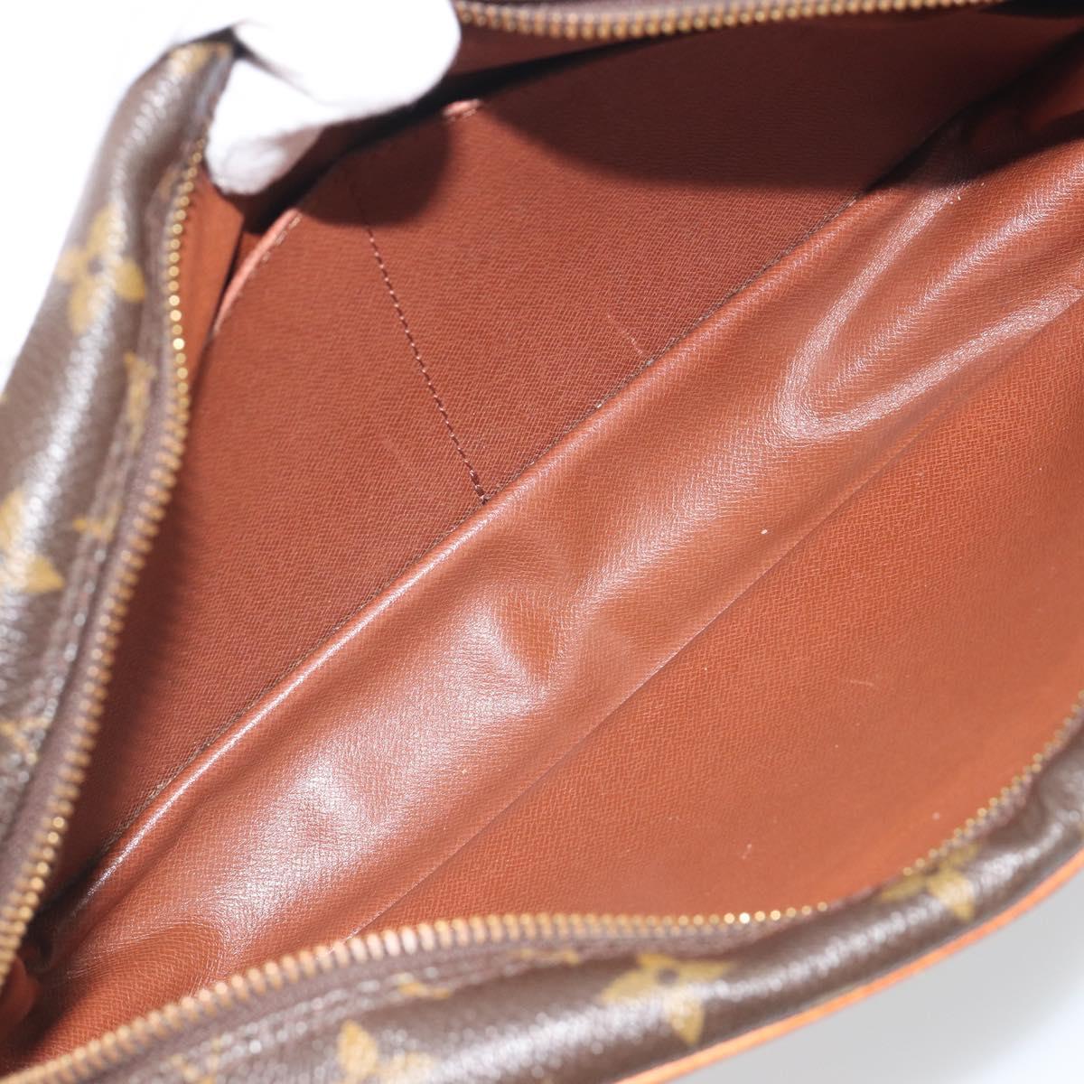 LOUIS VUITTON Monogram Compiegne 28 Clutch Bag M51845 LV Auth 197454