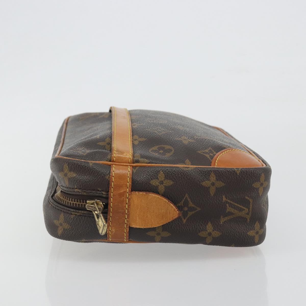 LOUIS VUITTON Monogram Compiegne 28 Clutch Bag M51845 LV Auth 197454