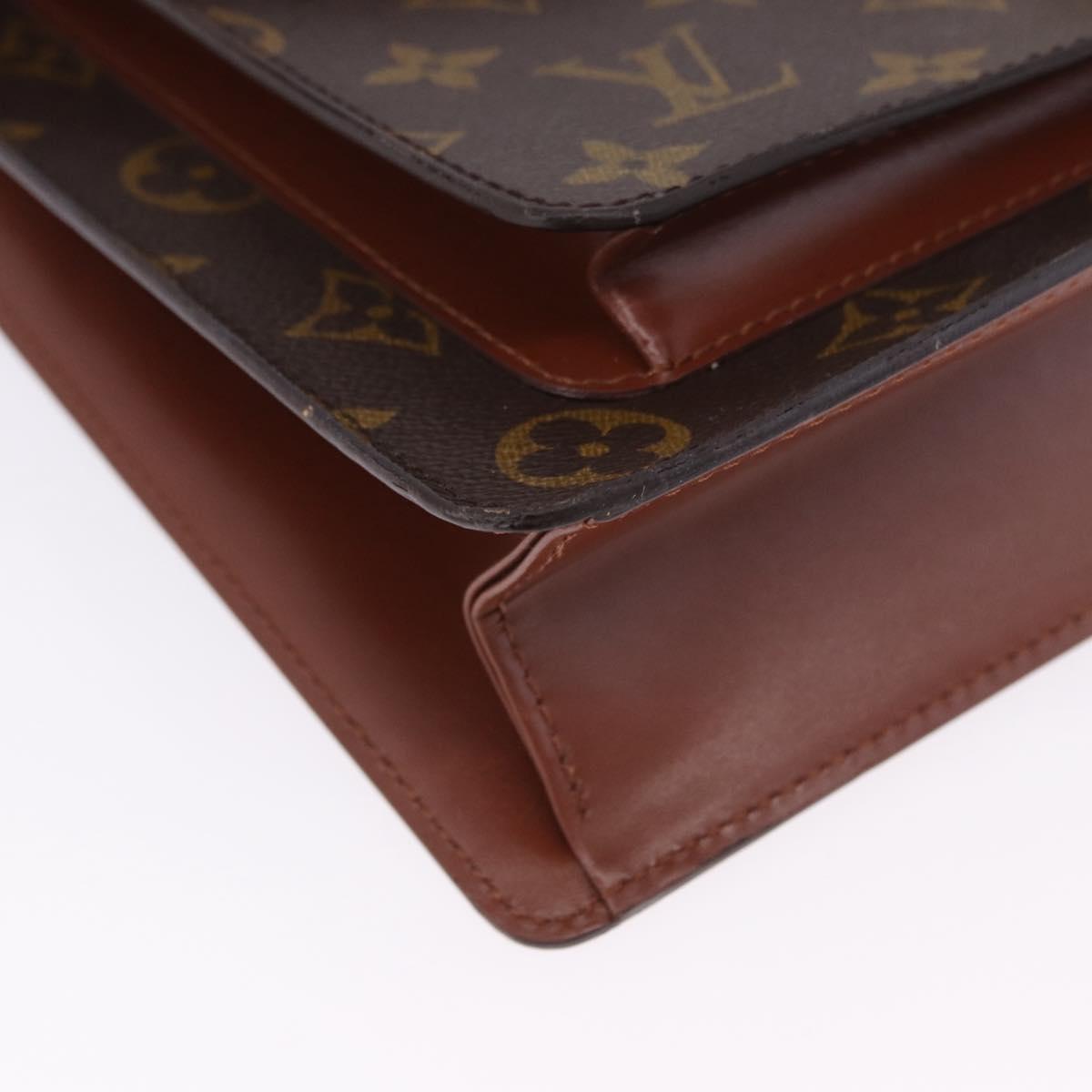 LOUIS VUITTON Monogram Monceau28 Hand Bag M51185 LV Auth 197459A