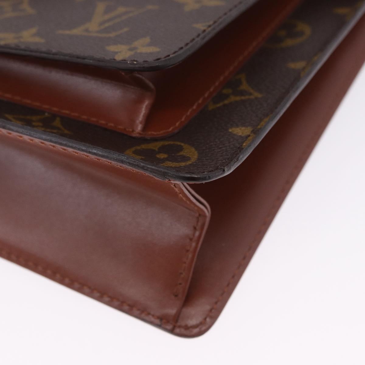 LOUIS VUITTON Monogram Monceau28 Hand Bag M51185 LV Auth 197459A
