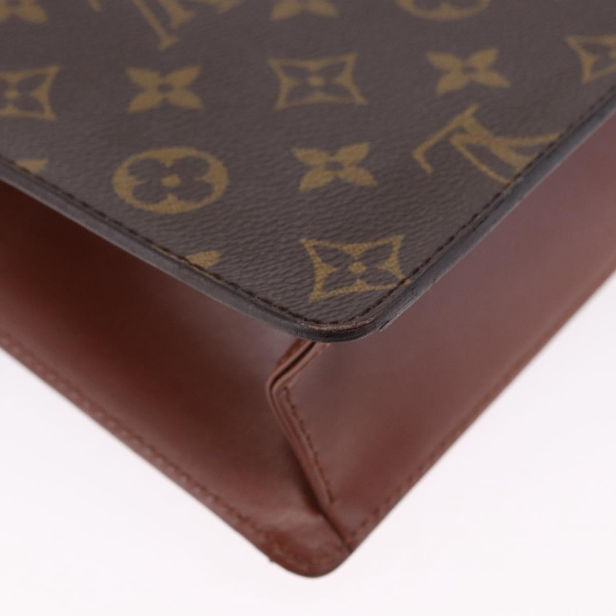 LOUIS VUITTON Monogram Monceau28 Hand Bag M51185 LV Auth 197459A