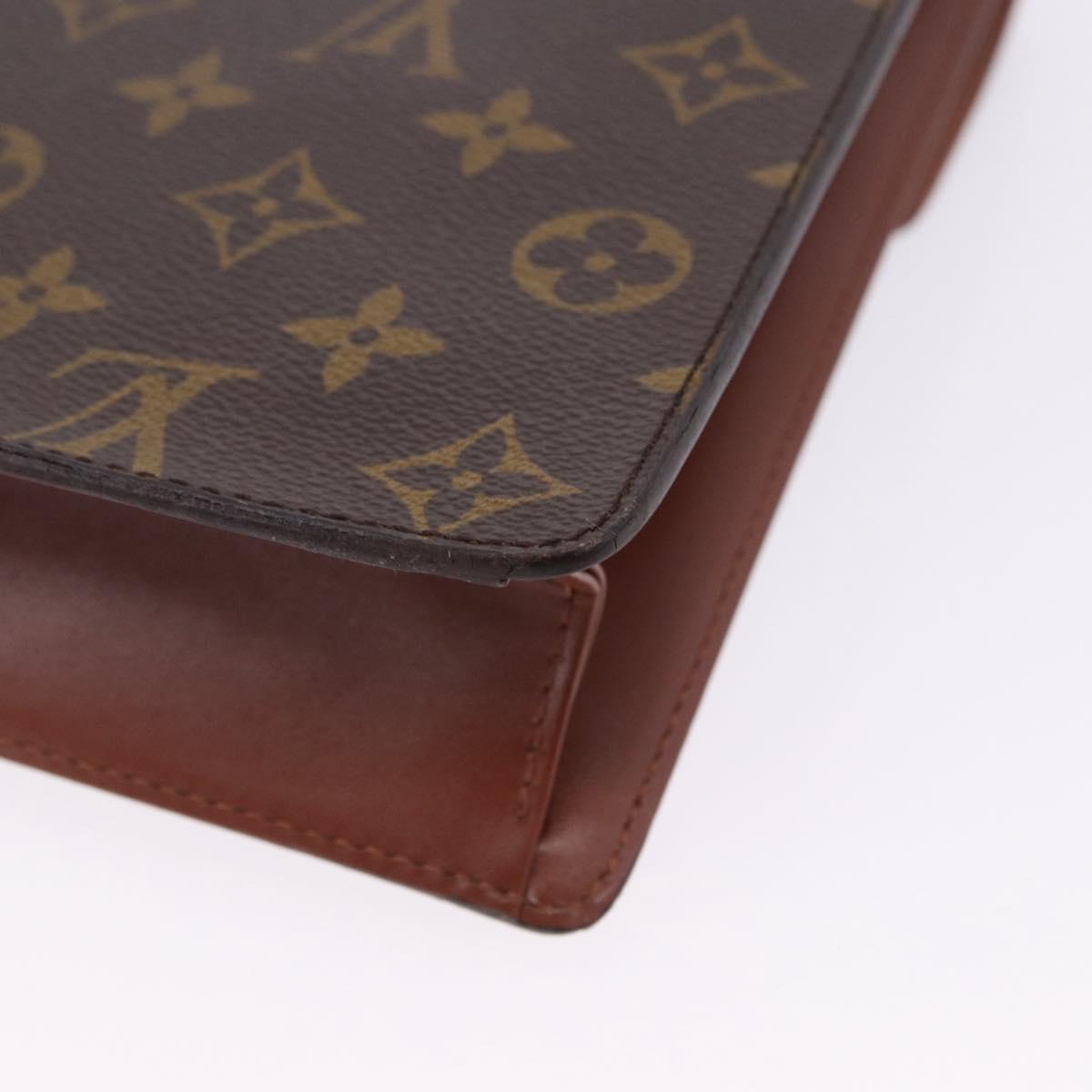 LOUIS VUITTON Monogram Monceau28 Hand Bag M51185 LV Auth 197459A