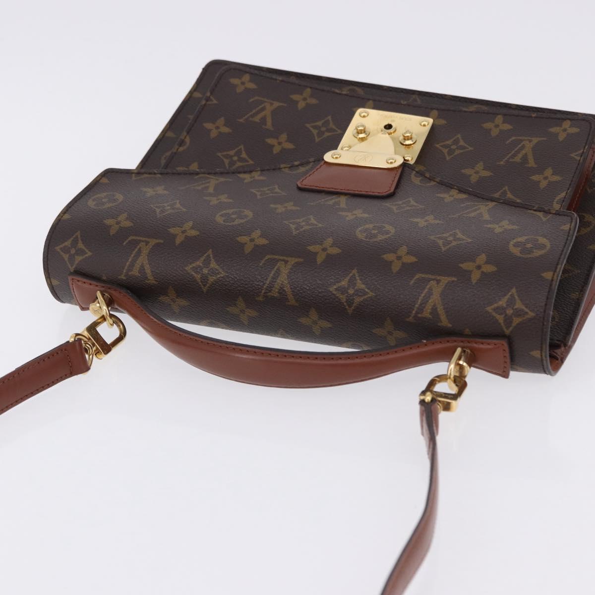 LOUIS VUITTON Monogram Monceau28 Hand Bag M51185 LV Auth 197459A