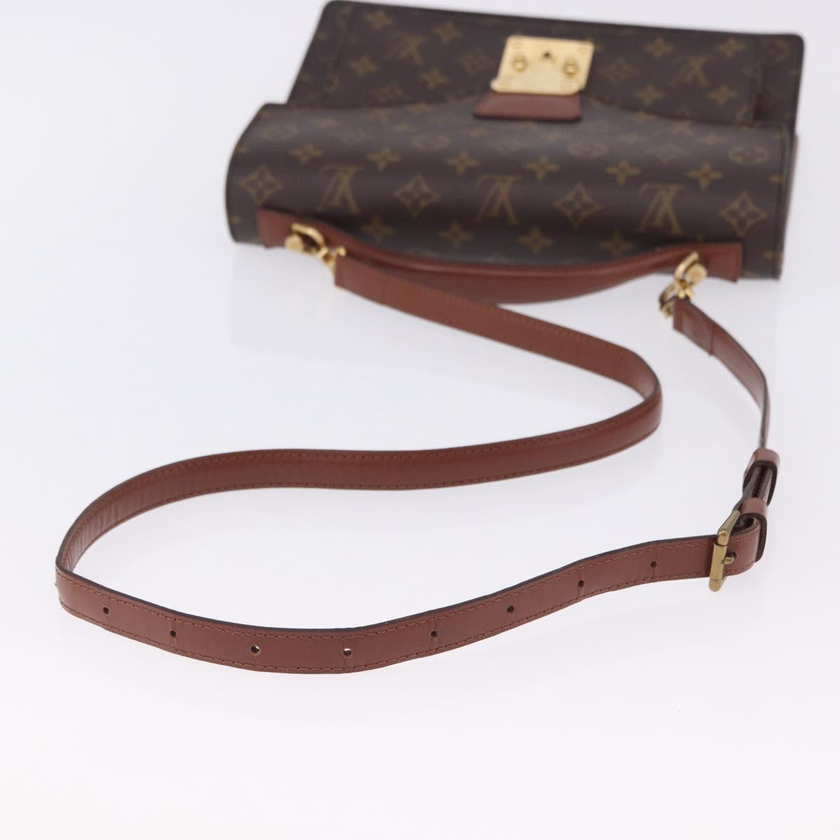 LOUIS VUITTON Monogram Monceau28 Hand Bag M51185 LV Auth 197459A