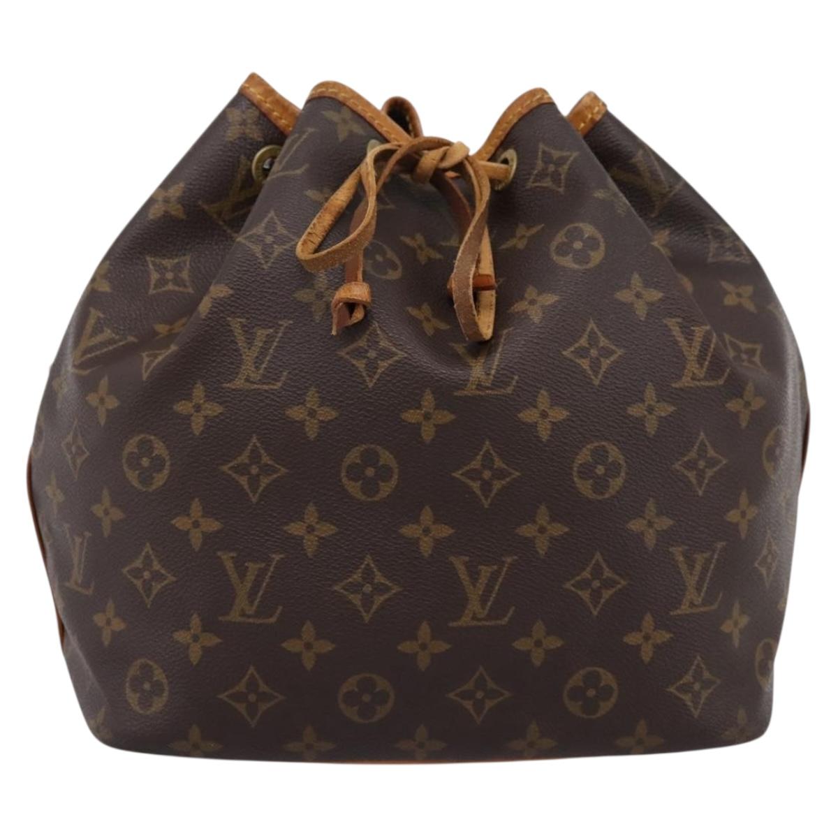 LOUIS VUITTON Monogram Petit Noe Shoulder Bag M42226 LV Auth 197462A