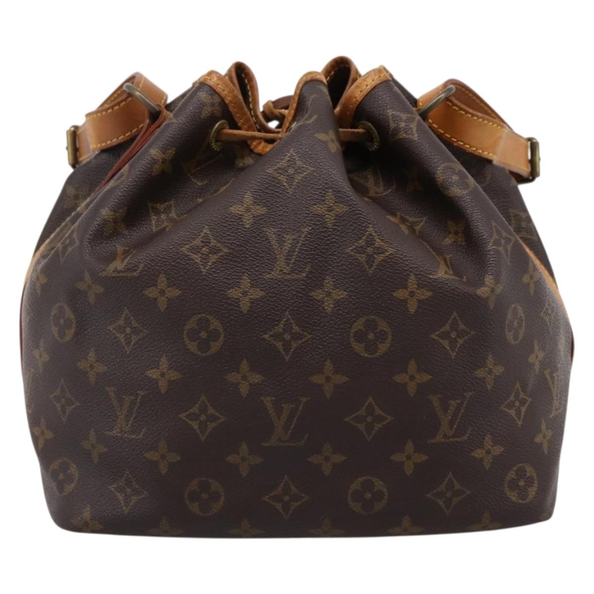 LOUIS VUITTON Monogram Petit Noe Shoulder Bag M42226 LV Auth 197462A