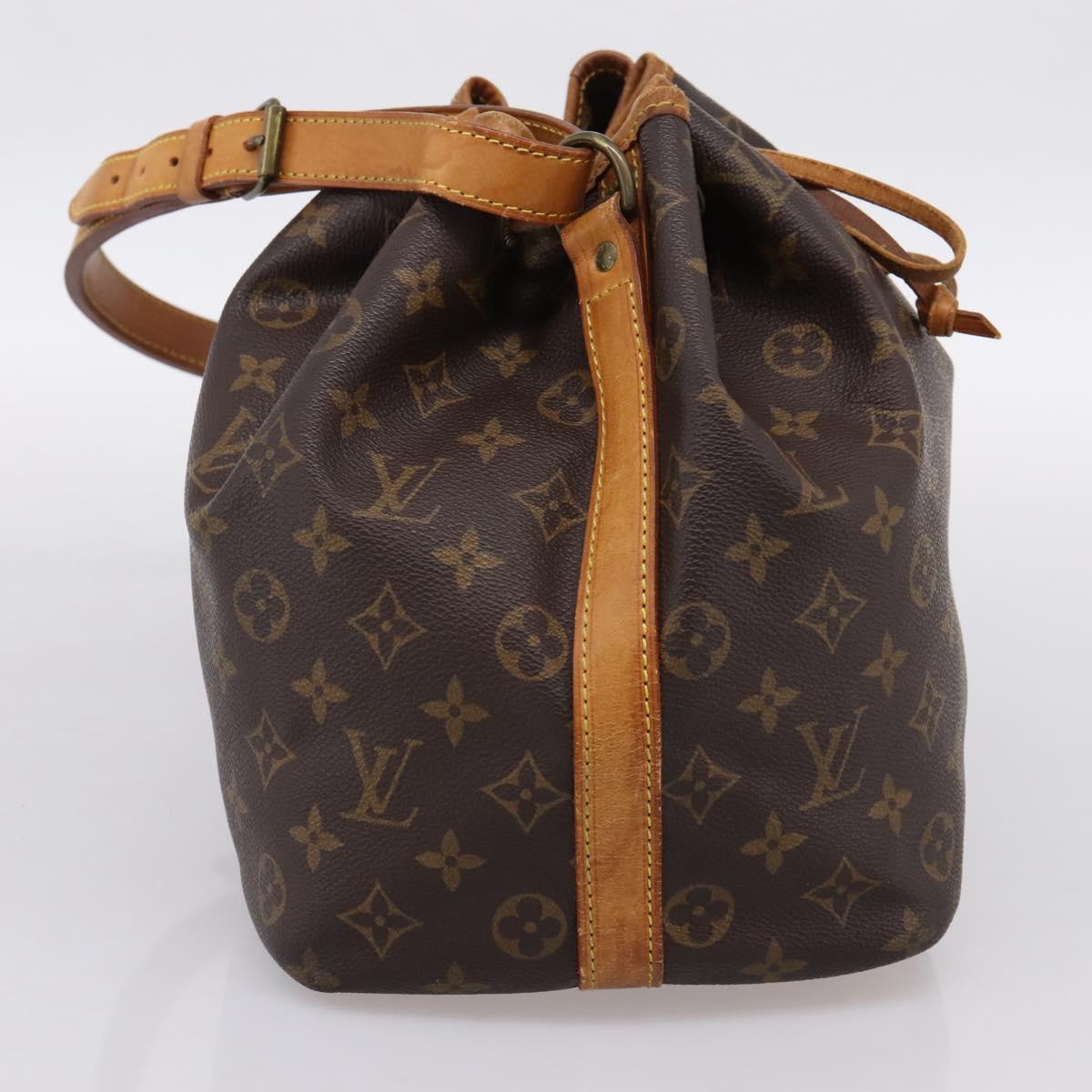 LOUIS VUITTON Monogram Petit Noe Shoulder Bag M42226 LV Auth 197462A