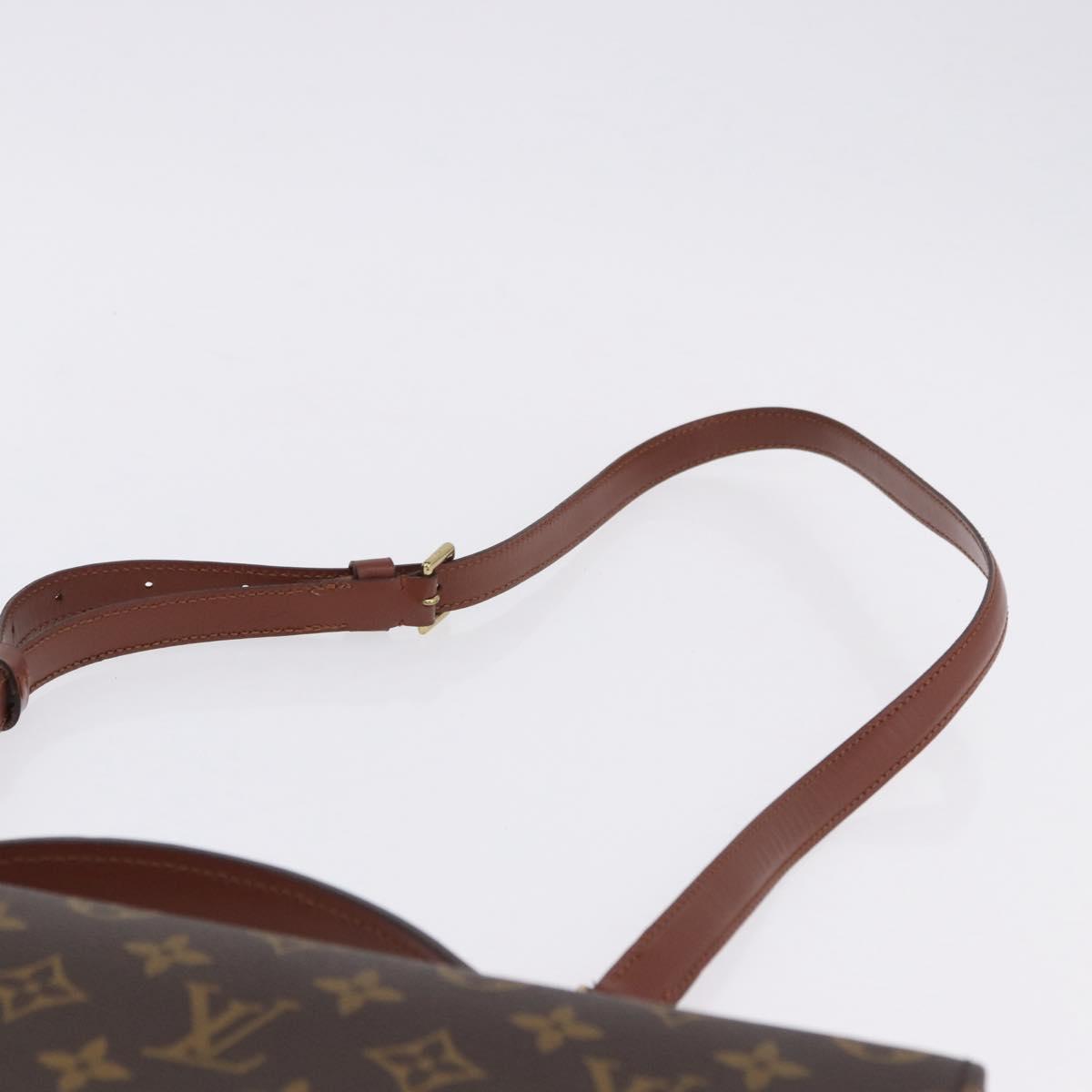 LOUIS VUITTON Monogram Porte Documents Bandouliere Bag M53338 LV Auth 197463A