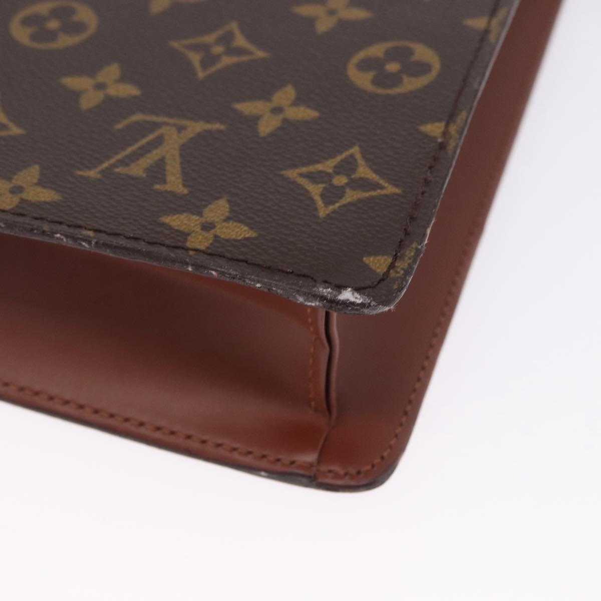 LOUIS VUITTON Monogram Porte Documents Bandouliere Bag M53338 LV Auth 197463A