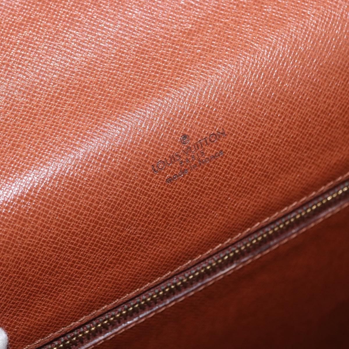 LOUIS VUITTON Monogram Porte Documents Bandouliere Bag M53338 LV Auth 197463A