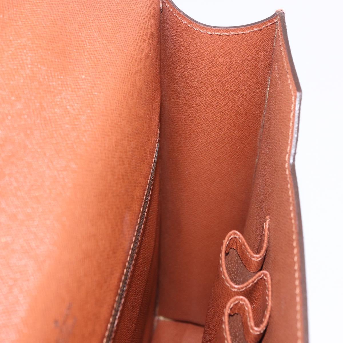 LOUIS VUITTON Monogram Porte Documents Bandouliere Bag M53338 LV Auth 197463A