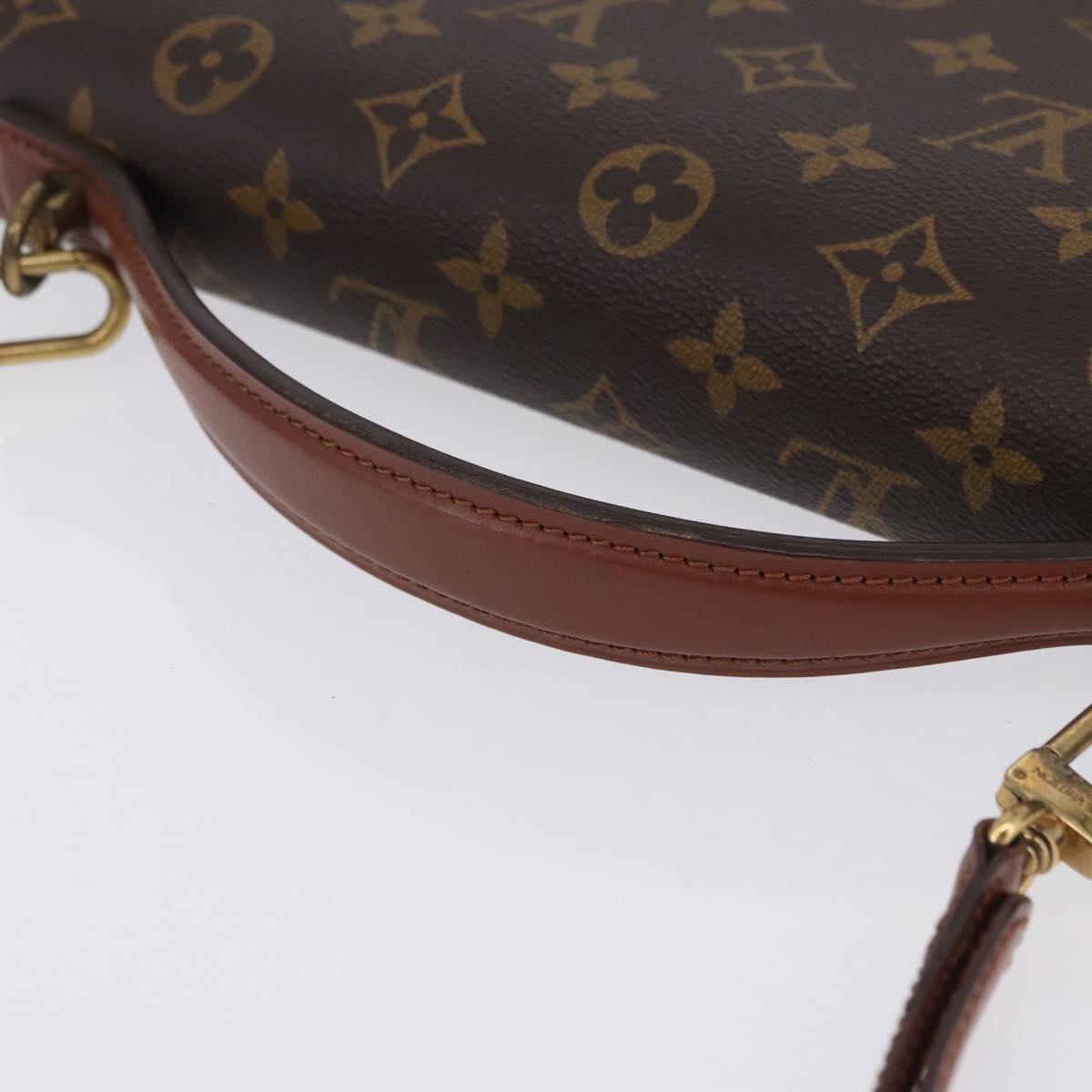 LOUIS VUITTON Monogram Porte Documents Bandouliere Bag M53338 LV Auth 197463A