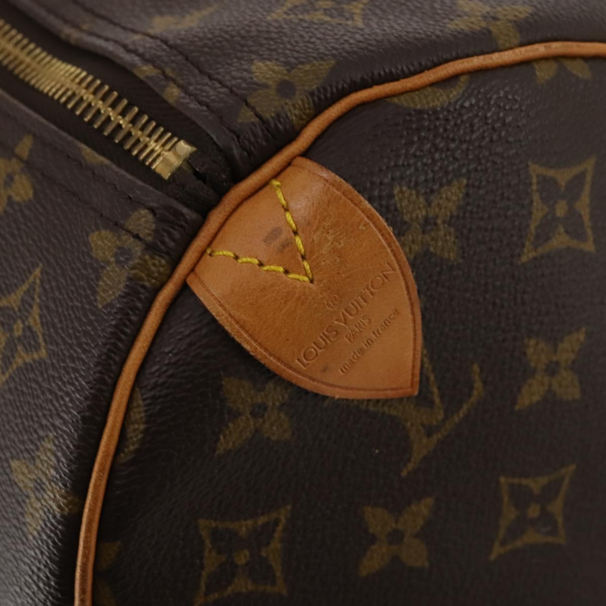 LOUIS VUITTON Monogram Keepall 60 Boston Bag M41422 LV Auth 197464A