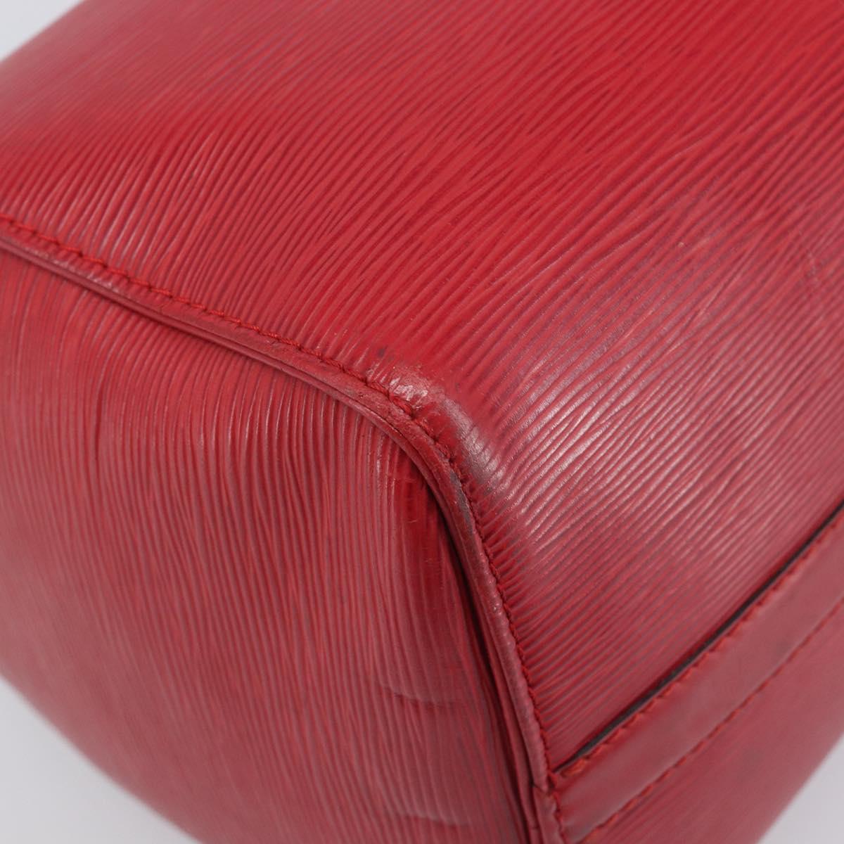 LOUIS VUITTON Epi Speedy 30 Hand Bag Castilian Red M43007 LV Auth 197473