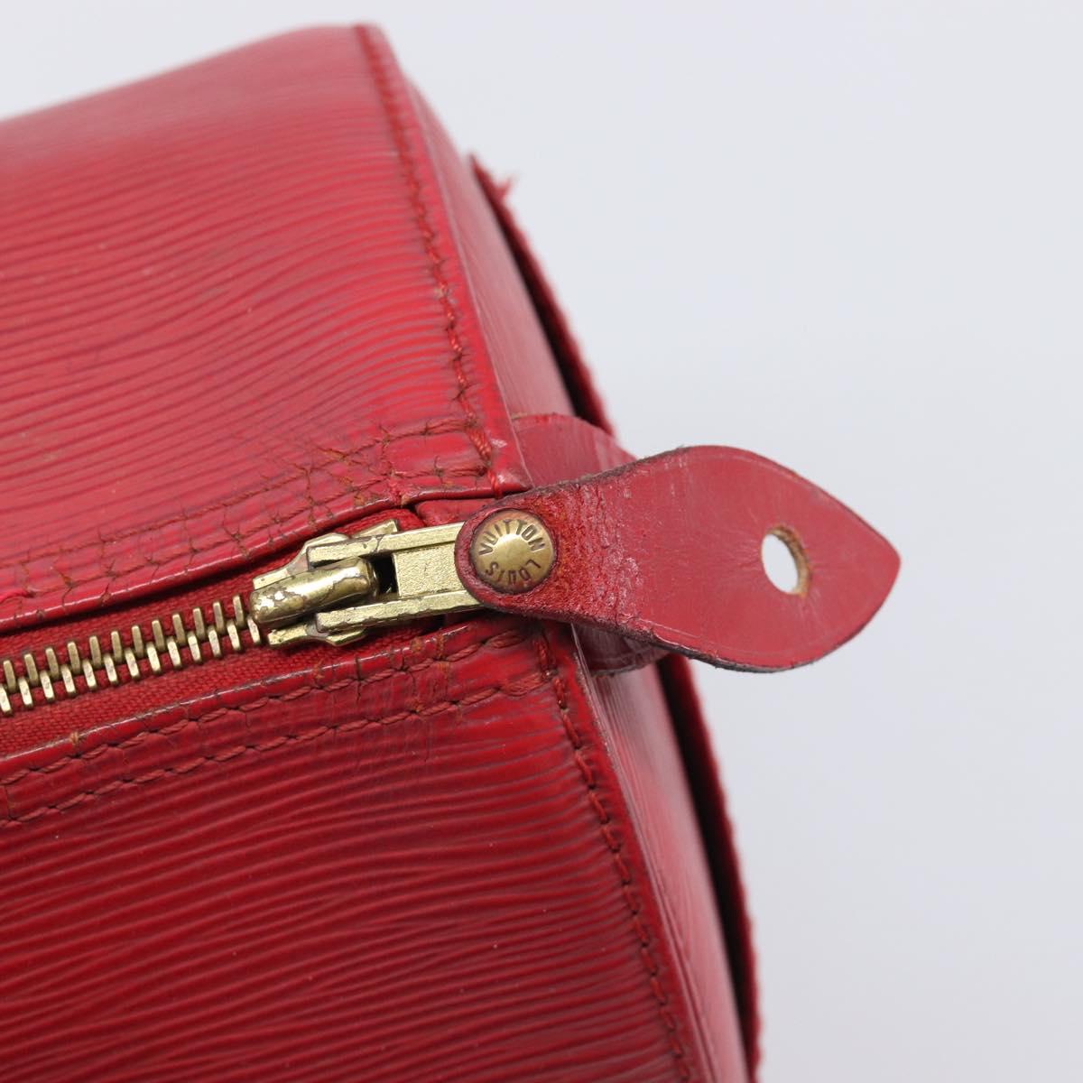 LOUIS VUITTON Epi Speedy 30 Hand Bag Castilian Red M43007 LV Auth 197473