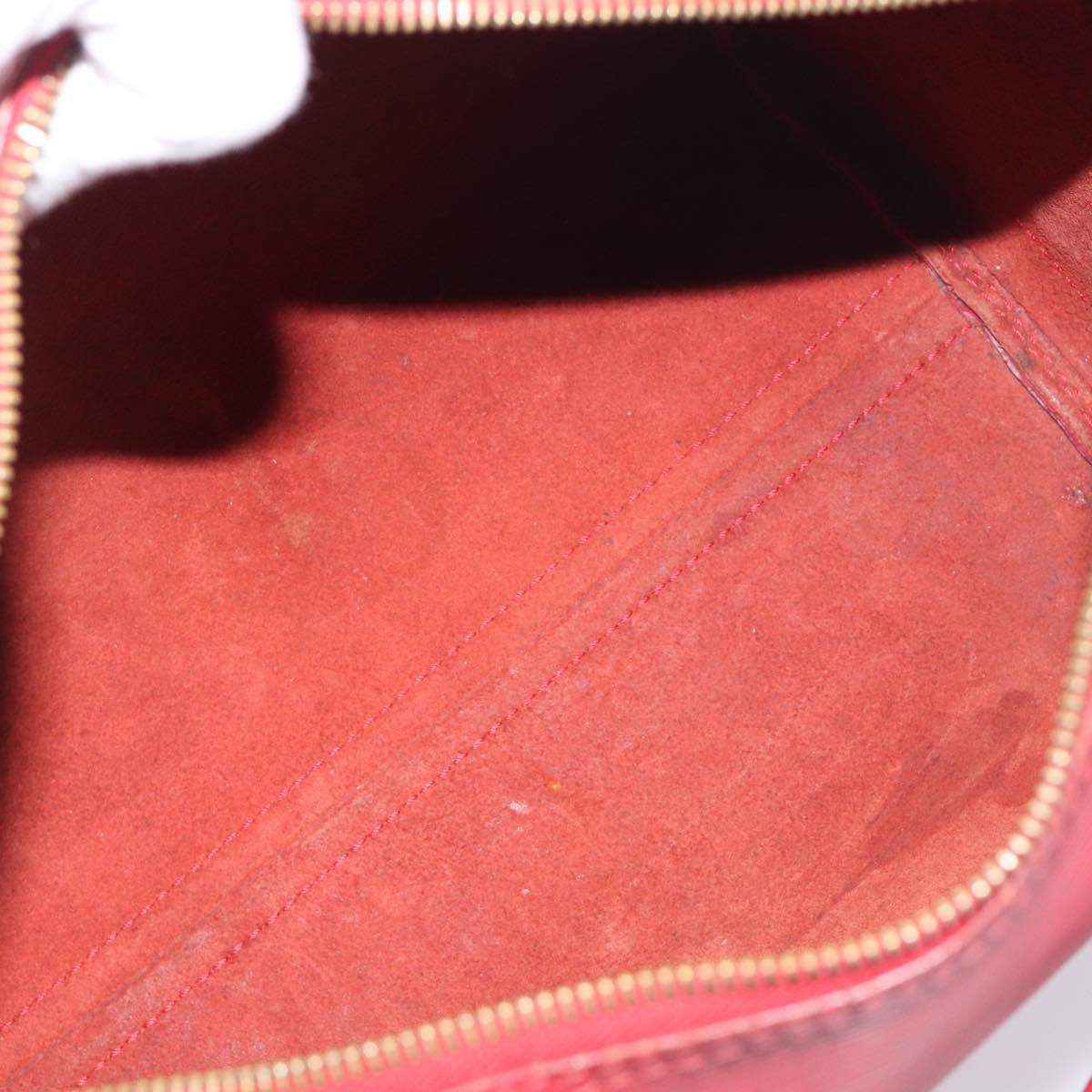 LOUIS VUITTON Epi Speedy 30 Hand Bag Castilian Red M43007 LV Auth 197473