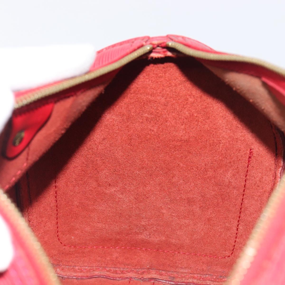 LOUIS VUITTON Epi Speedy 30 Hand Bag Castilian Red M43007 LV Auth 197473
