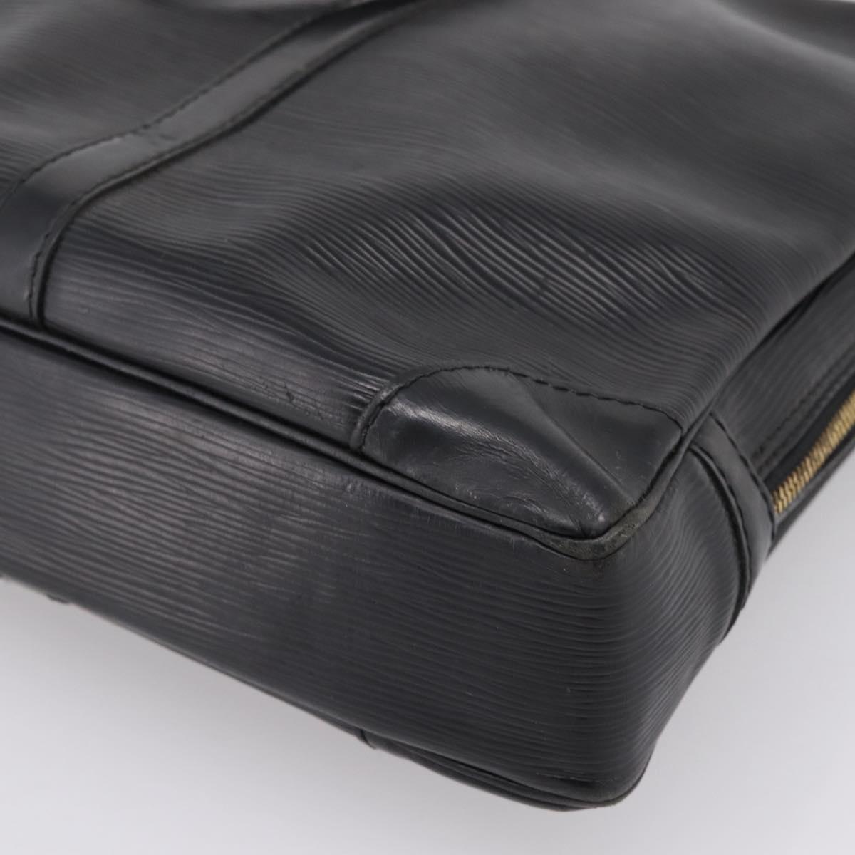 LOUIS VUITTON Epi Porte Documents Voyage Business Bag Black M40321 Auth 197474
