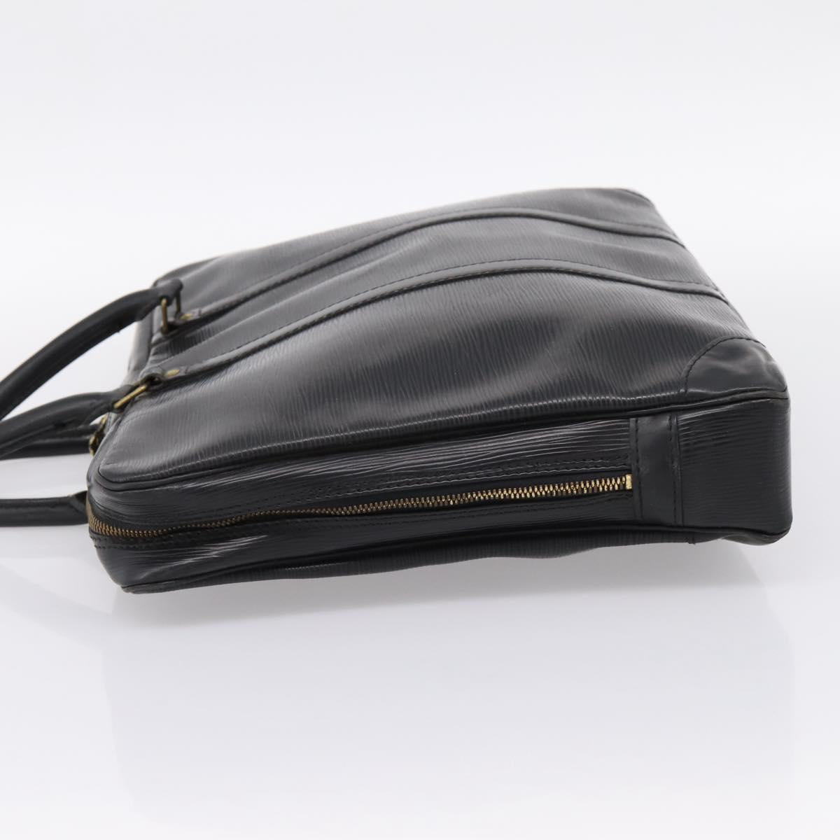 LOUIS VUITTON Epi Porte Documents Voyage Business Bag Black M40321 Auth 197474