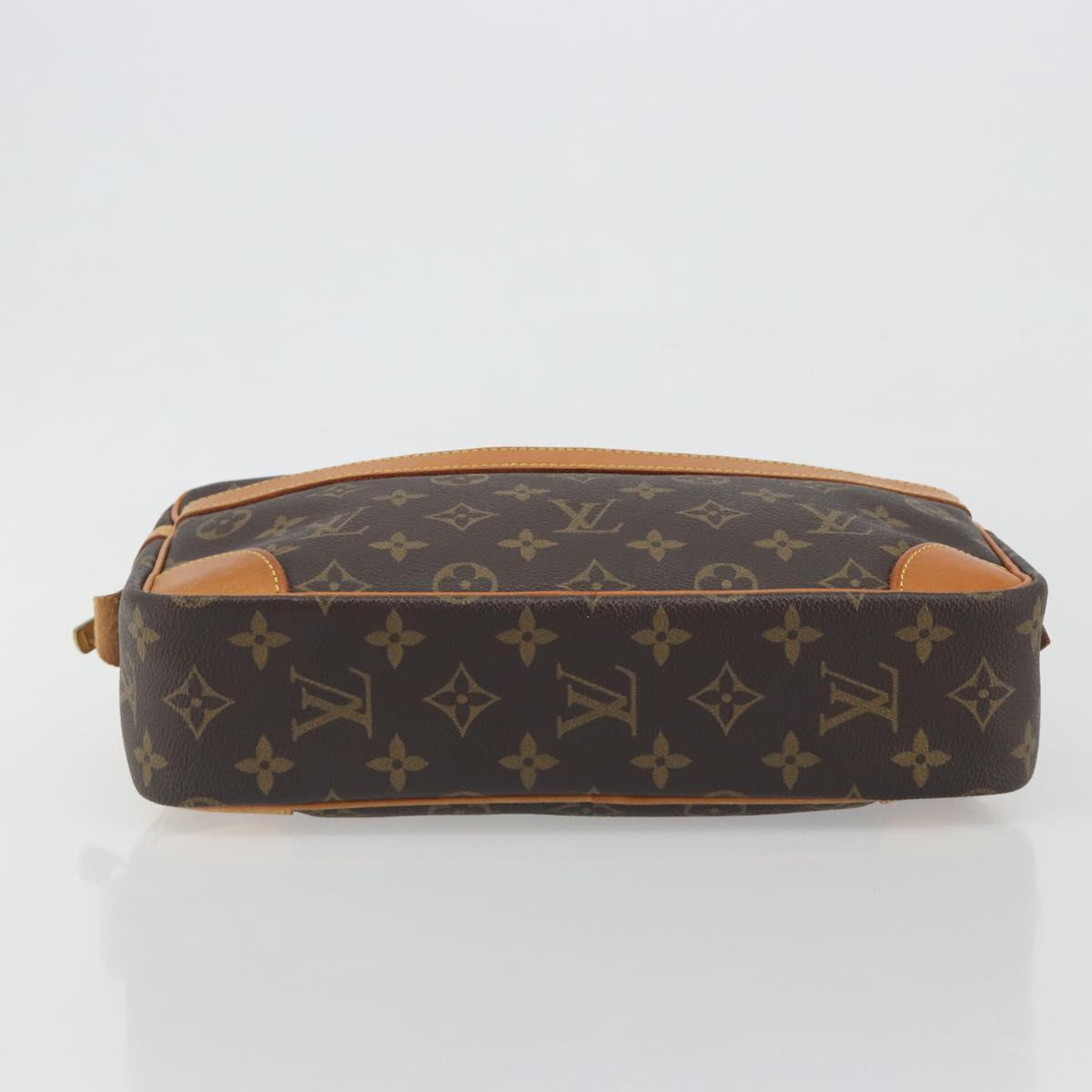 LOUIS VUITTON Monogram Compiegne 28 Clutch Bag M51845 LV Auth 197477