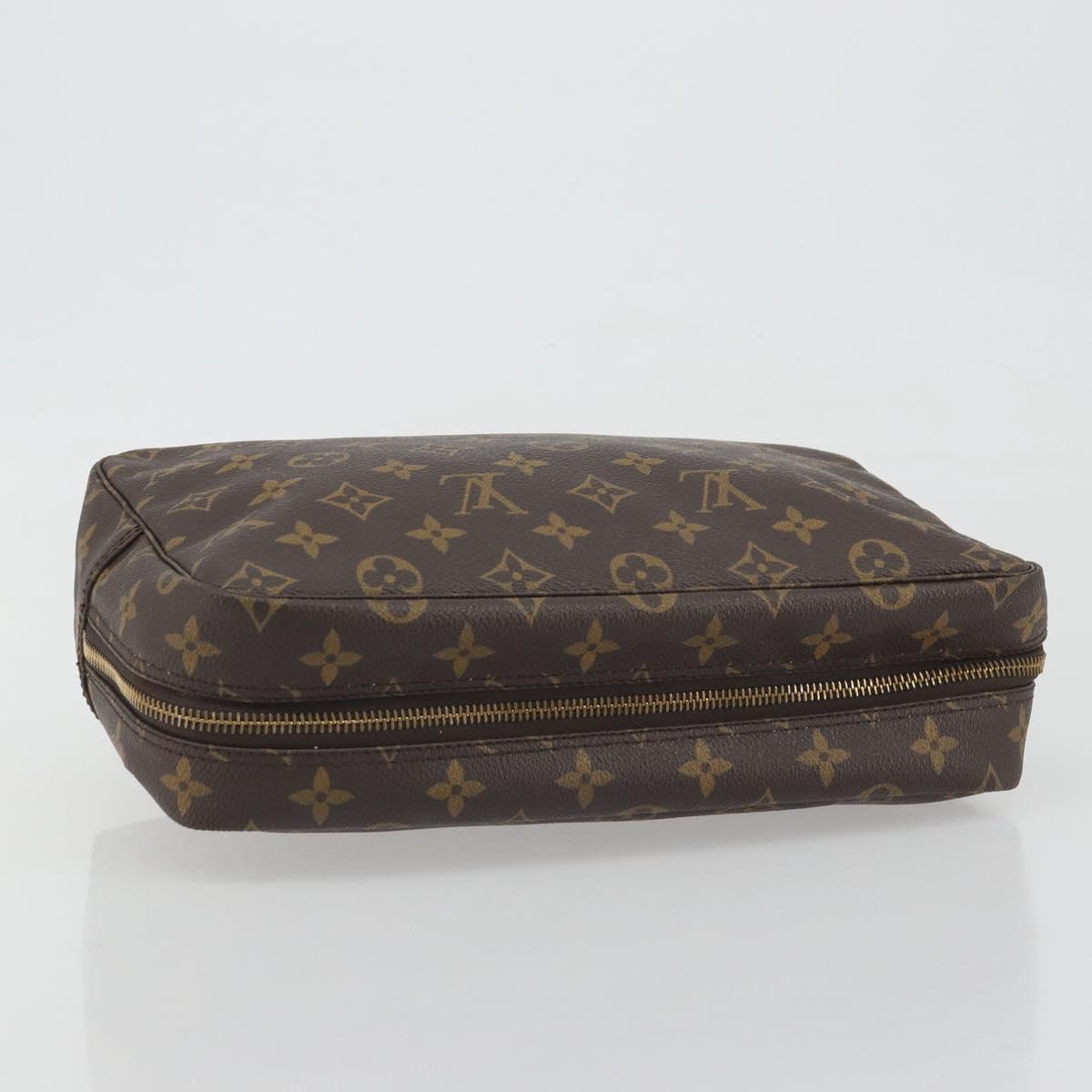 LOUIS VUITTON Monogram Trousse Toilette 28 Clutch Bag M47522 LV Auth 197478A