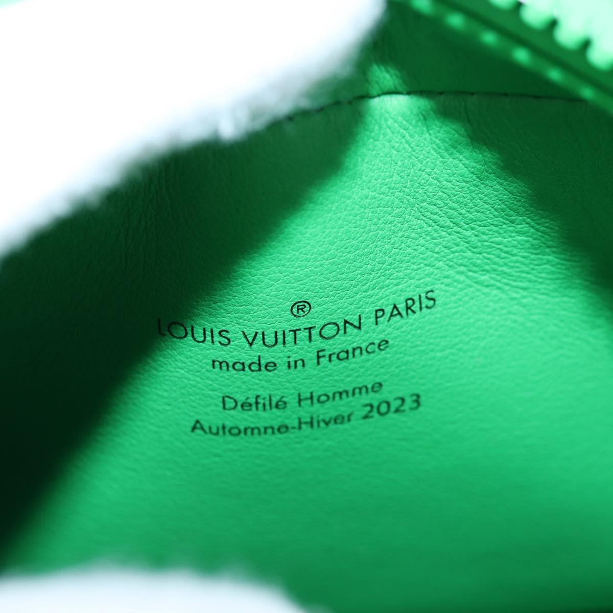 LOUIS VUITTON Mini Soft Trunk Shoulder Bag Rubber Green M23142 LV Auth 197479SAM
