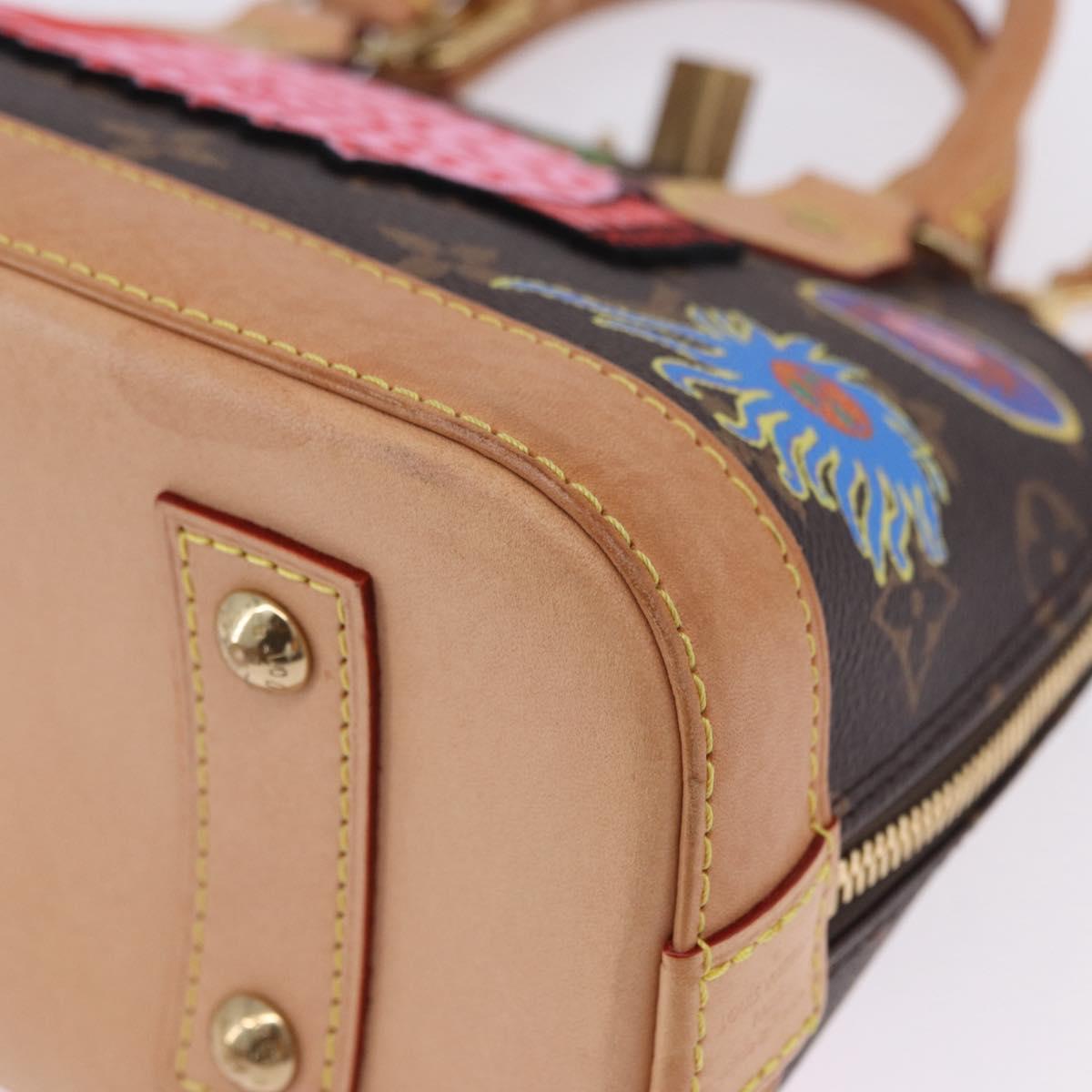 LOUIS VUITTON Monogram Yayoi Kusama Face Alma BB Bag 2way M46428 Auth 197481SAM