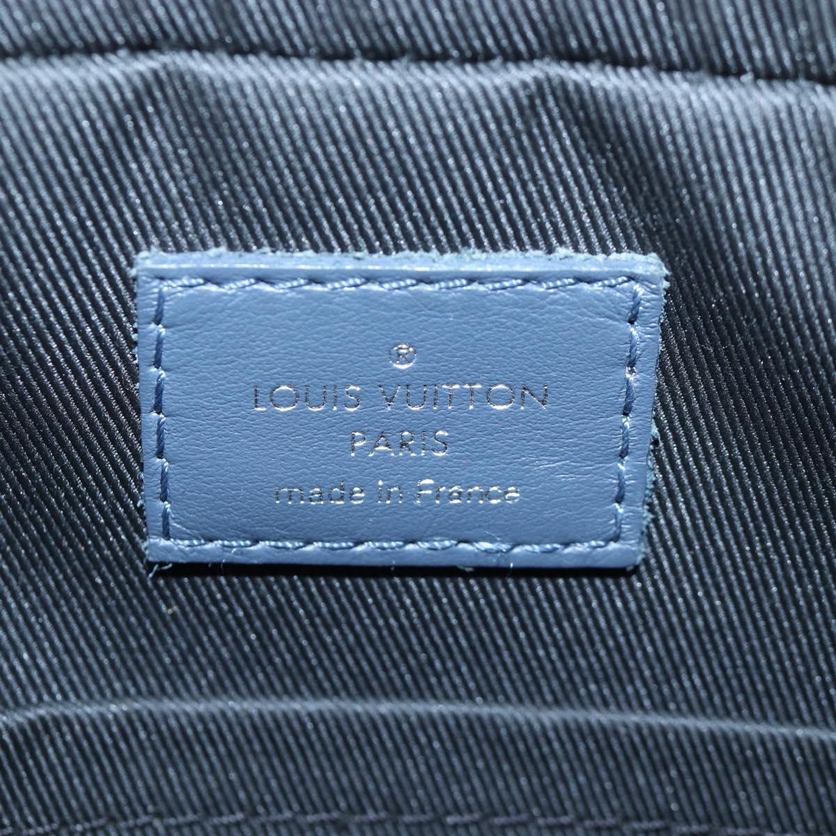 LOUIS VUITTON Monogram Shadow Danube PM Bag Black M43681 LV Auth 197487V