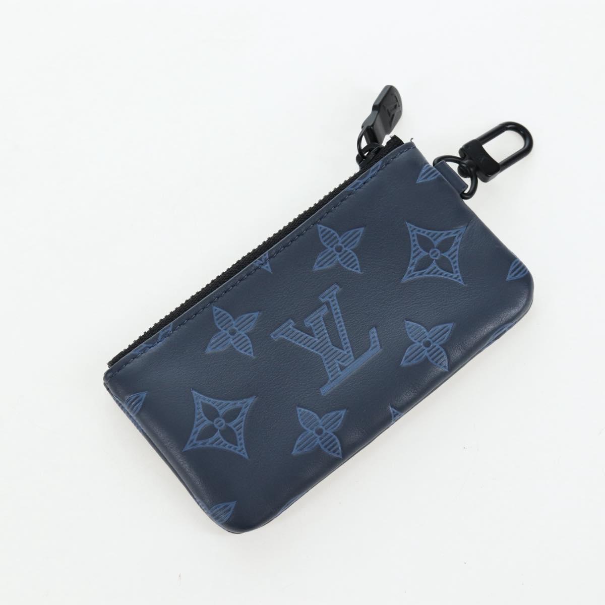 LOUIS VUITTON Monogram Shadow Danube PM Bag Black M43681 LV Auth 197487V