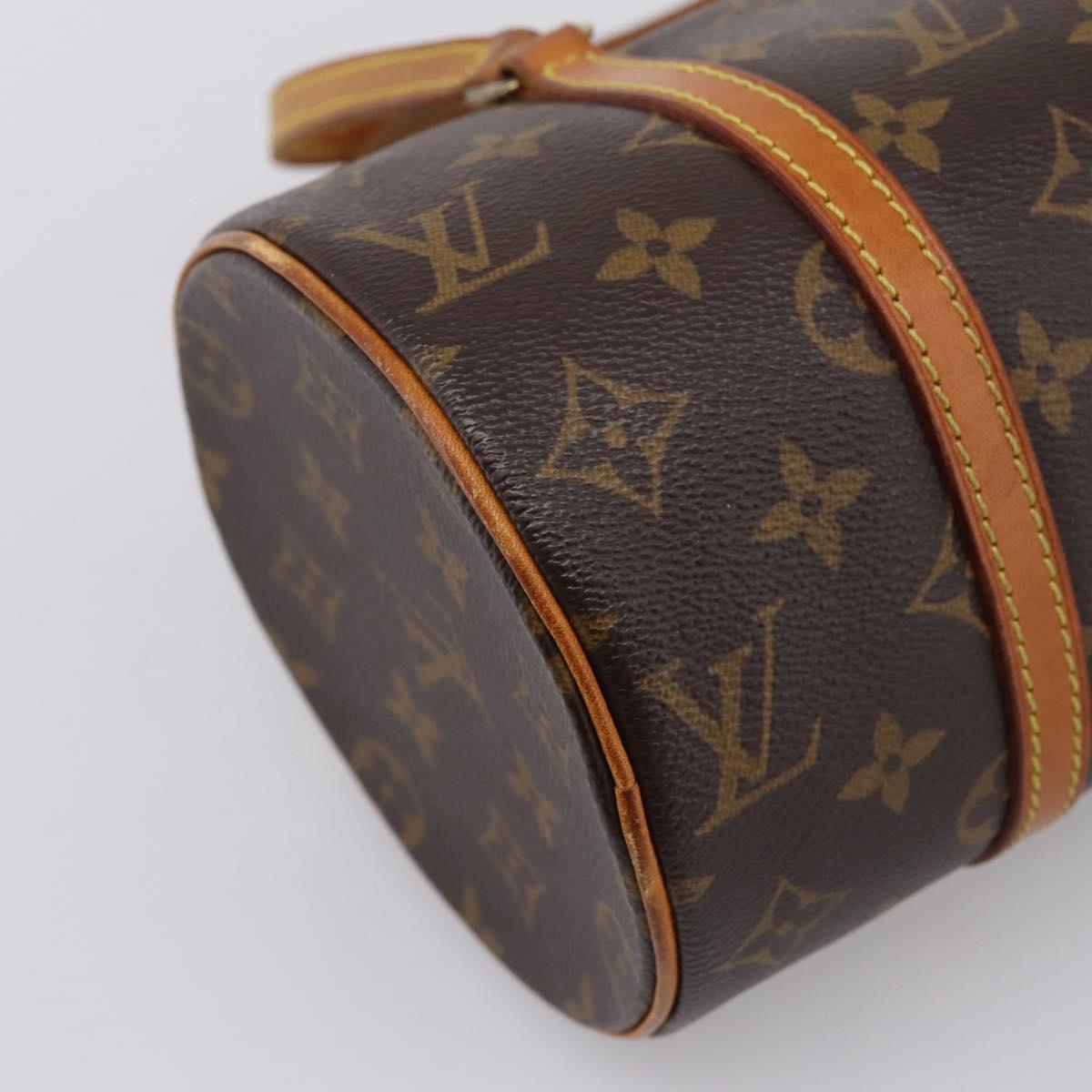 LOUIS VUITTON Monogram Papillon 28 Hand Bag LV Auth 197491A