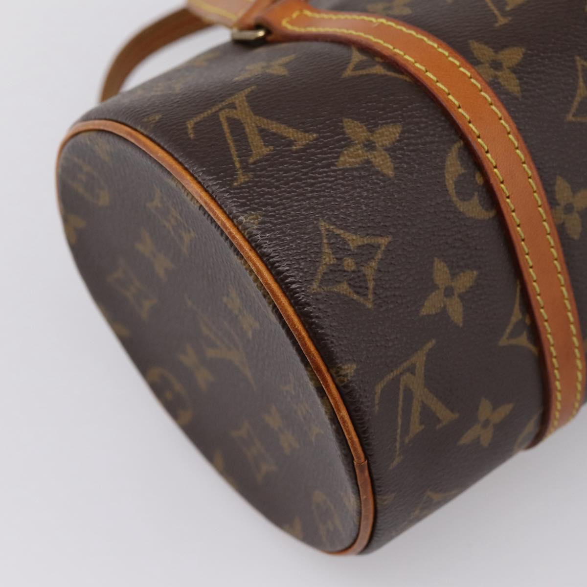LOUIS VUITTON Monogram Papillon 28 Hand Bag LV Auth 197491A